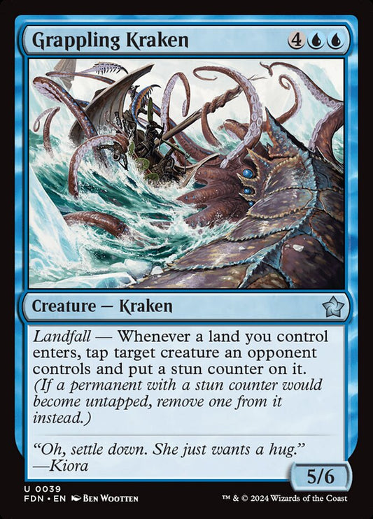 FDN-039 Grappling Kraken | Uncommon (EN)
