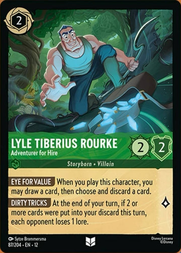 Set12-087 | Lyle Tiberius Rourke – Adventurer for Hire | Uncommon | Foil