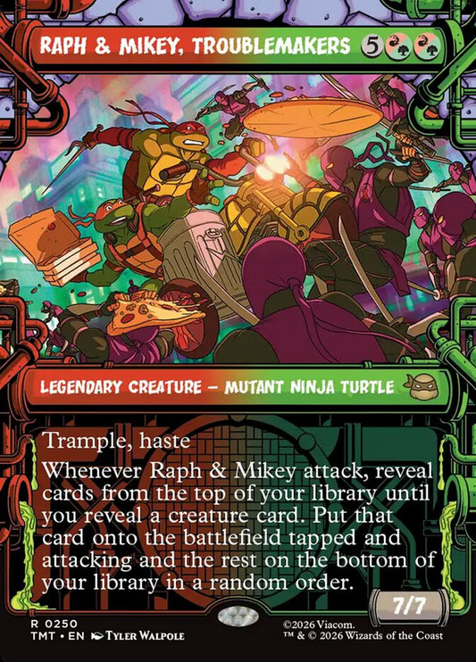 TMT-250 Raph & Mikey, Troublemakers | Rare (EN)