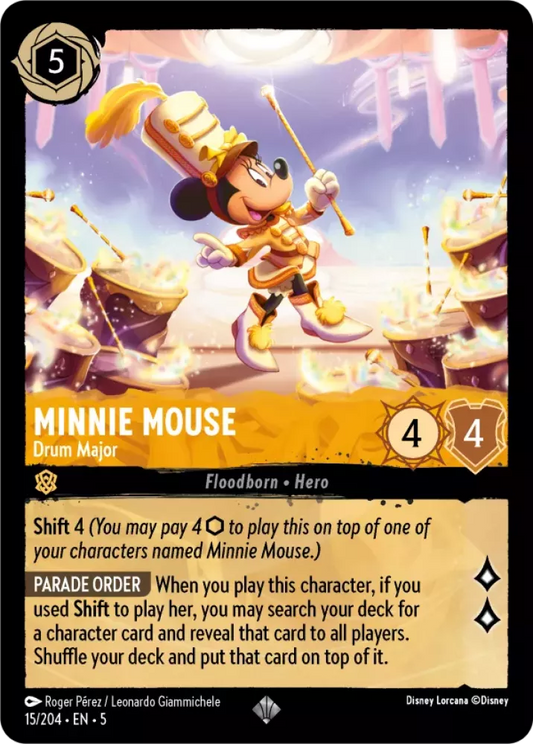 Set 5-015 | Minnie Mouse - Drum Major | Super Rare