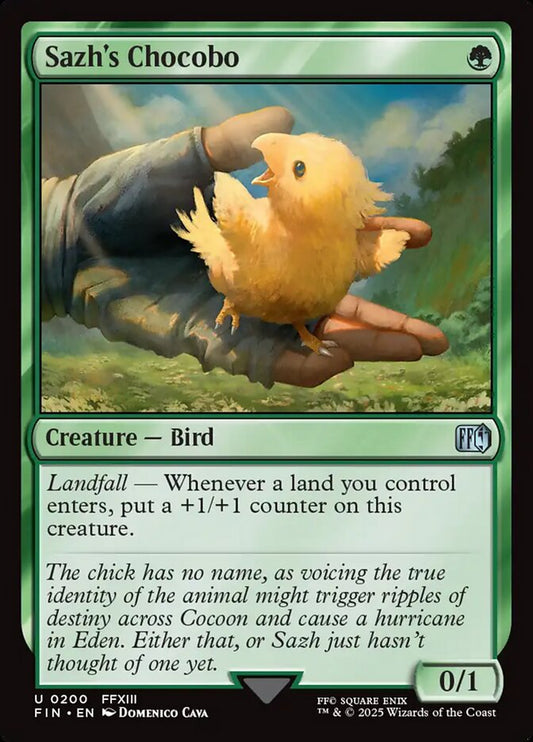 FIN-0200 | Sazh's Chocobo | EN  | - | Foil