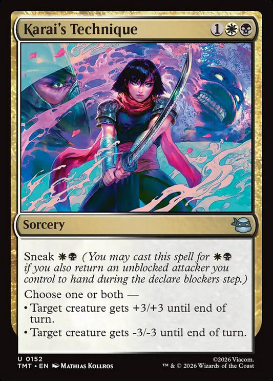 TMT-0152 | Karai's Technique | EN  | - | Foil