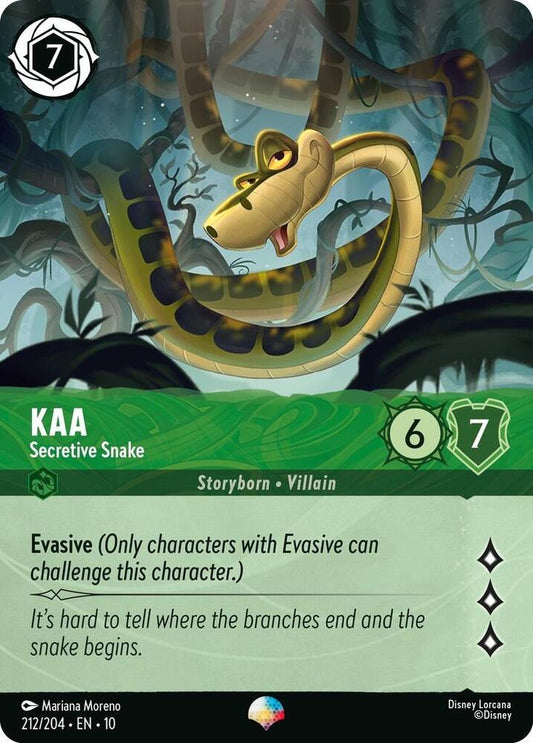 Set 10-212 | Kaa - Secretive Snake | Epic
