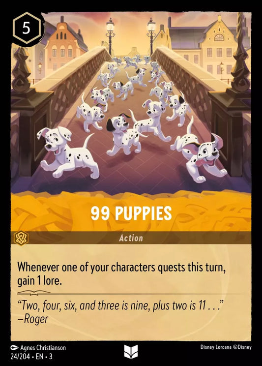 Set 3-024 | 99 Puppies | Uncommon