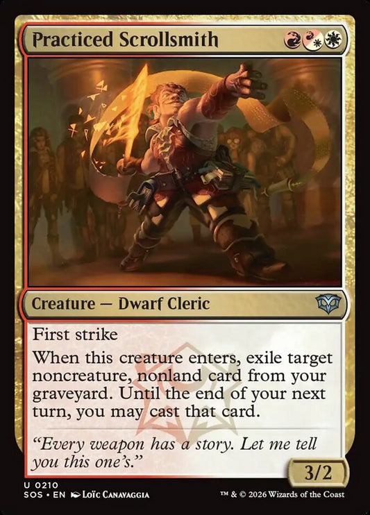 SOS-210 Practiced Scrollsmith -EN- U (Foil)