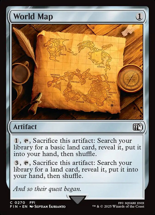 FIN-0270 | World Map | EN  | - | Foil