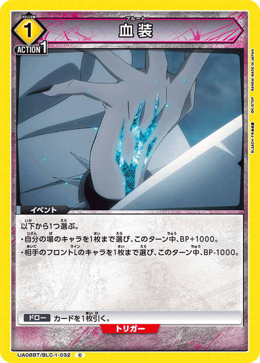 UA08BT/BLC-1-032  | 血装 | C