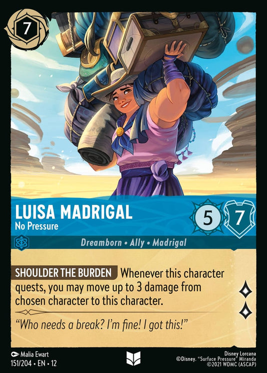 Set12-151 | Luisa Madrigal – No Pressure | Uncommon | Non-Foil