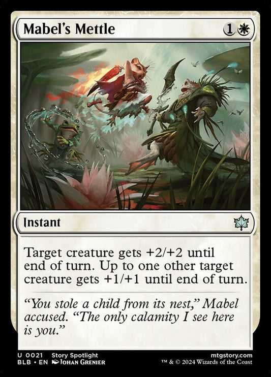 BLB-0021 | Mabel's Mettle | EN  | - | Non-Foil