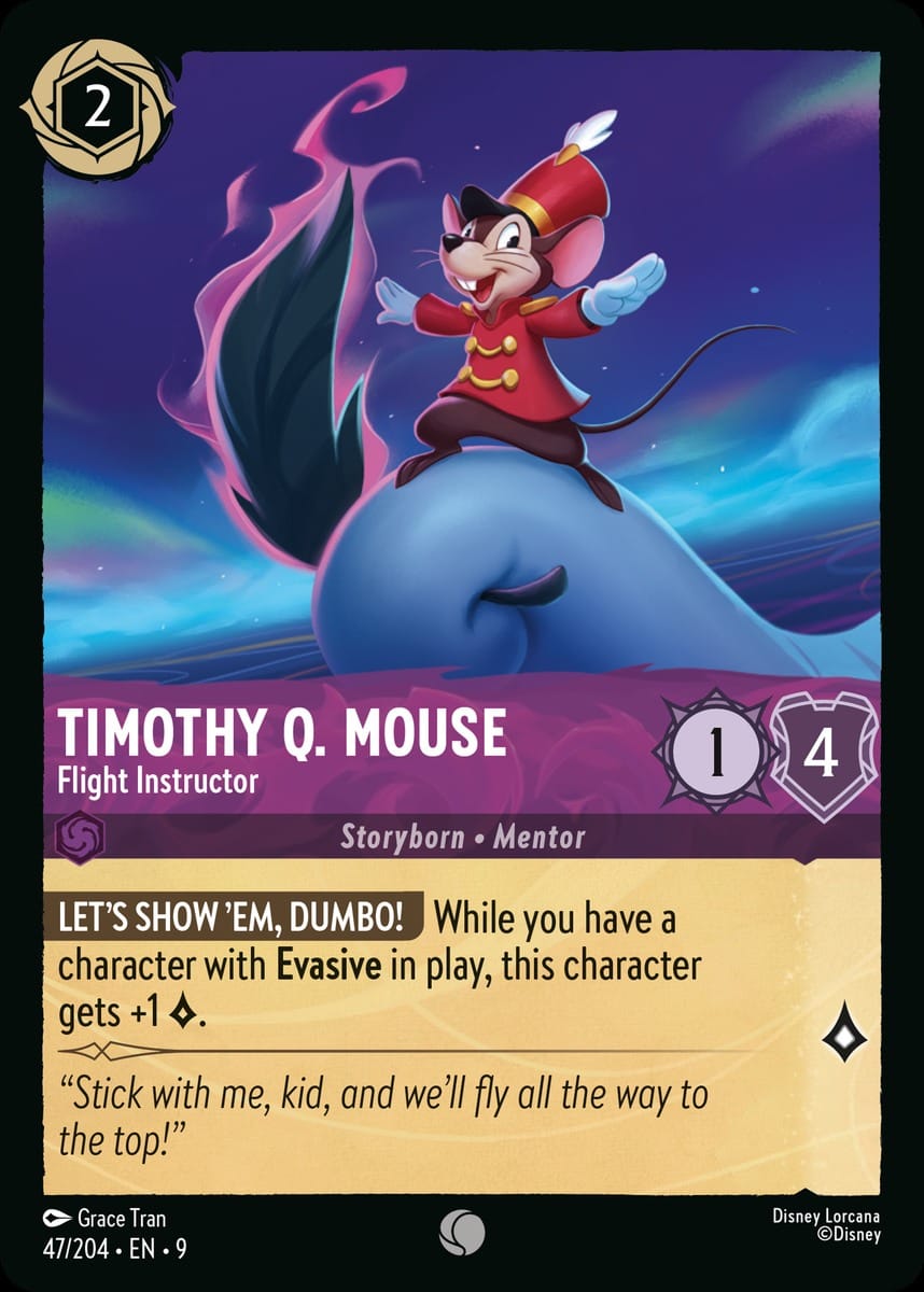 Set 9-047 | Timothy Q. Mouse - Flight Instructor | Common