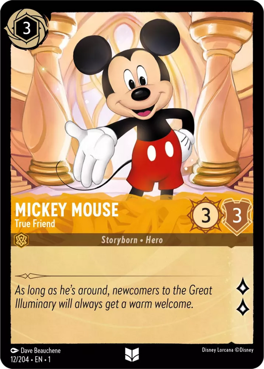 Set 1-012 | Mickey Mouse - True Friend |  Uncommon