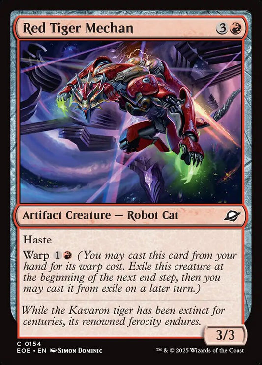 EOE-154 Red Tiger Mechan | Common (EN)