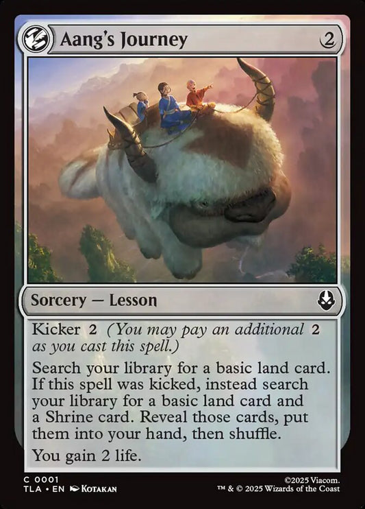 TLA-0001 | Aang's Journey | EN  | - | Non-Foil