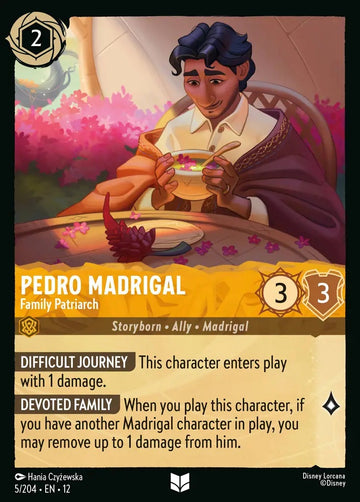 Set12-005 | Pedro Madrigal – Family Patriarch | Uncommon | Foil