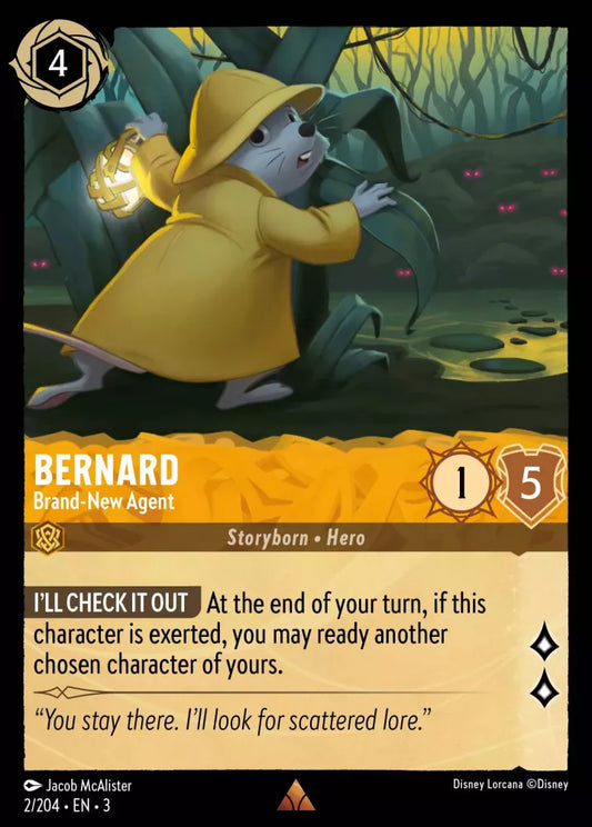 Set 3-002 | Bernard - Brand-New Agent | Rare