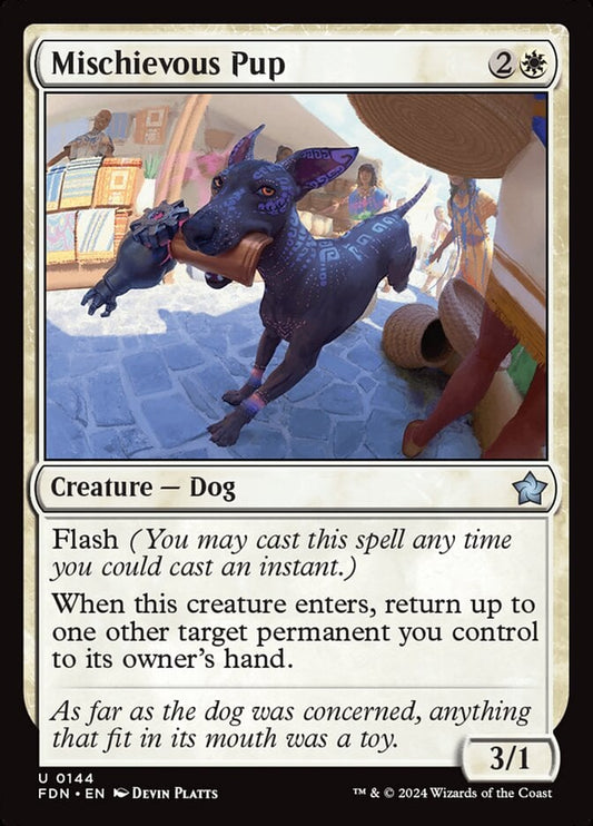 FDN-0144 | Mischievous Pup | EN  | - | Foil