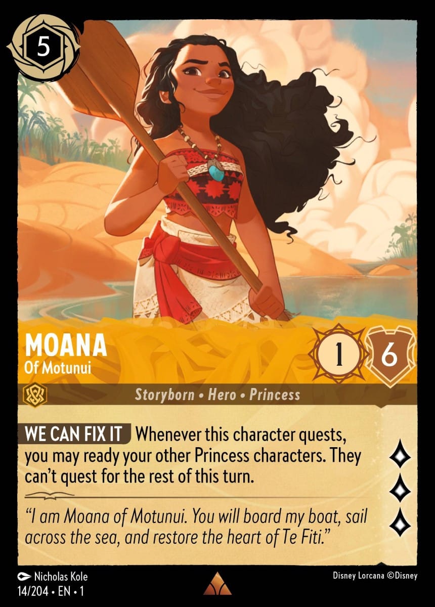 Set 9-020 | Moana - Of Motunui | Rare