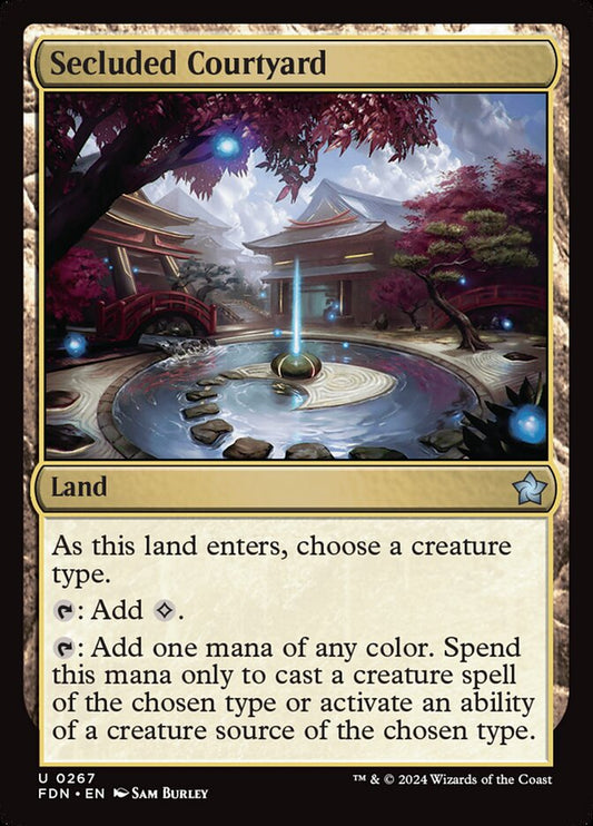 FDN-0267 | Secluded Courtyard | EN  | - | Non-Foil