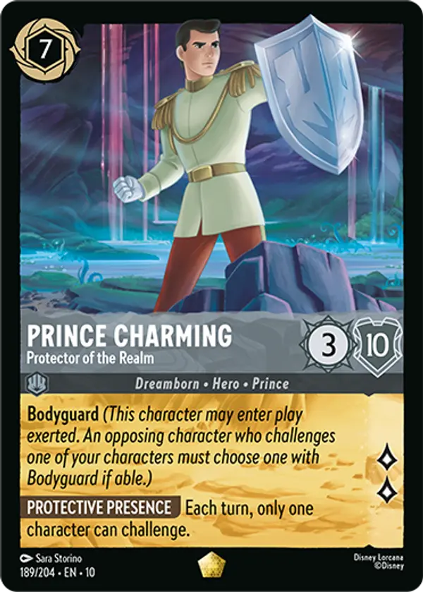 Set 10-189 | Prince Charming - Protector of the Realm | Legendary