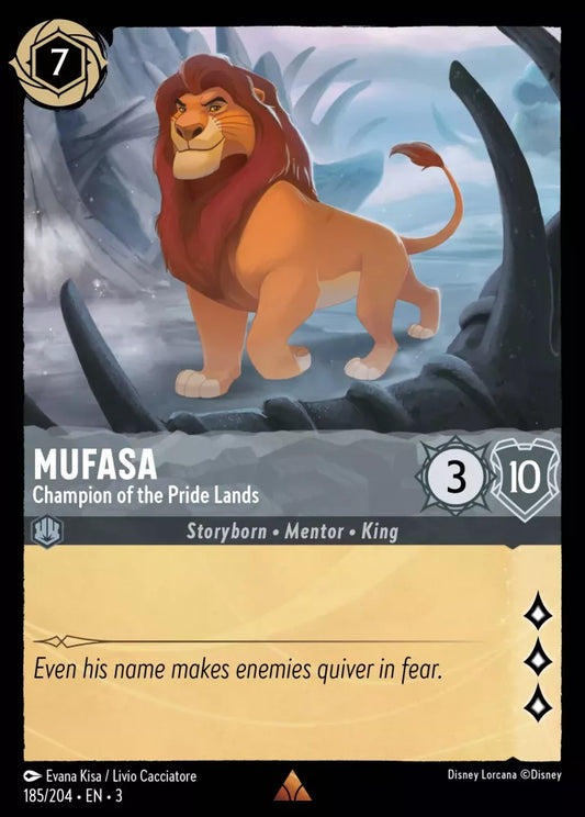 Set 3-185 | Mufasa - Champion of the Pride Lands | Rare