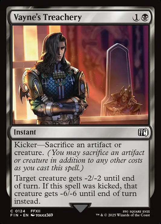 FIN-0124 | Vayne's Treachery | EN  | - | Non-Foil