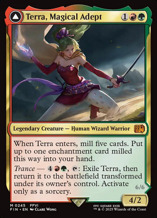 FIN-0245 | Terra, Magical Adept // Esper Terra | EN  | - | Foil