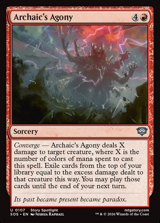 SOS-107  Archaic's Agony -EN- U (Non-Foil)