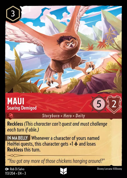 Set 3-113 | Maui - Soaring Demigod | Uncommon