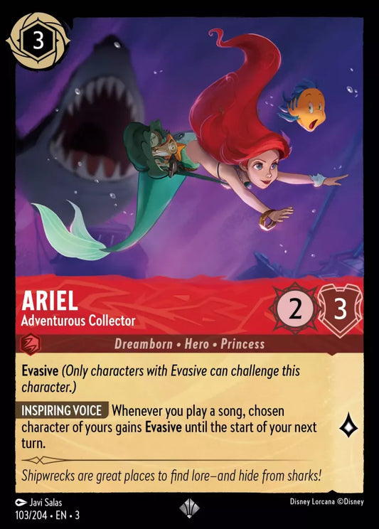 Set 3-103 | Ariel - Adventurous Collector | Super Rare