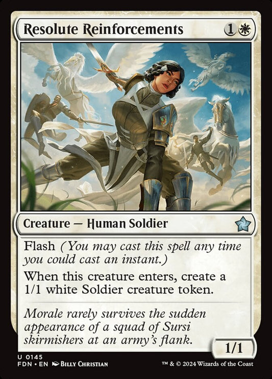 FDN-145 Resolute Reinforcements | Uncommon (EN)