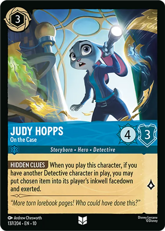Set 10-137 | Judy Hopps - On the Case | Uncommon