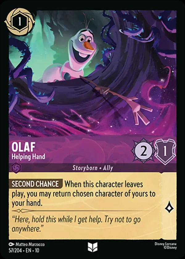 Set 10-057 | Olaf - Helping Hand | Uncommon