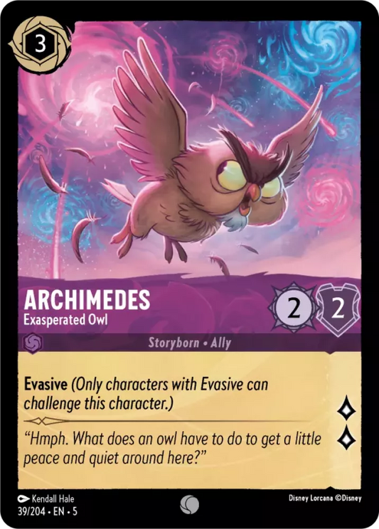 Set 5-039 | Archimedes - Exasperated Owl | Common