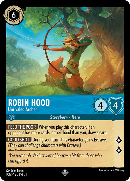Set 1-157 | Robin Hood - Unrivaled Archer |  Super Rare