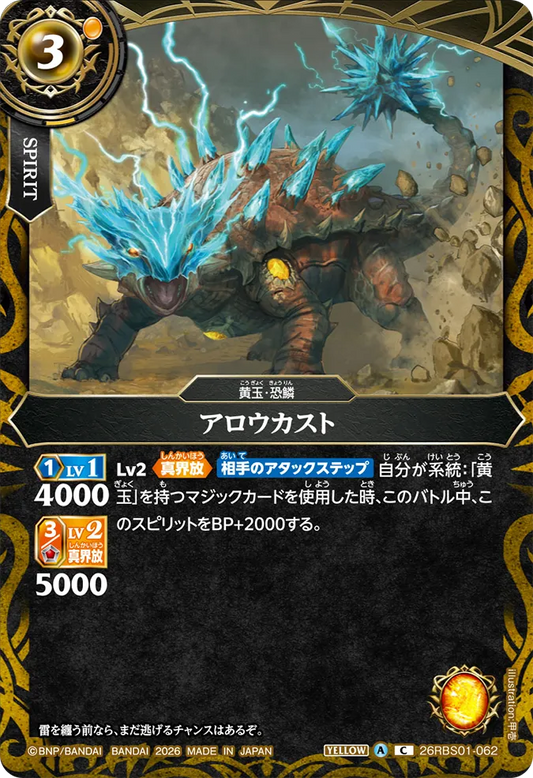 26RBS01-062 | アロウカスト  | C