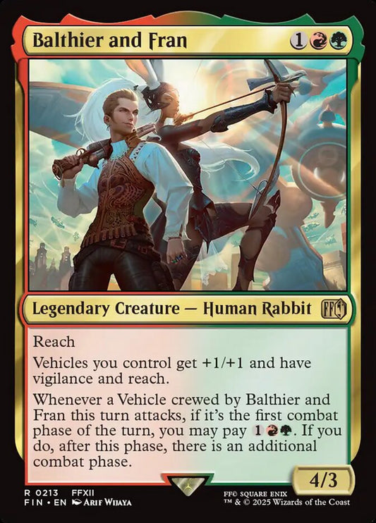 FIN-0213 | Balthier and Fran | EN  | - | Foil