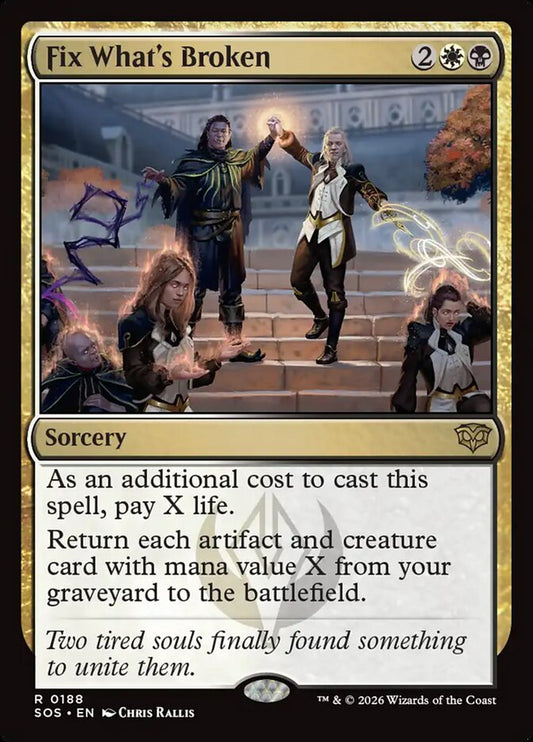 SOS-188 Fix What's Broken -EN- R (Foil)