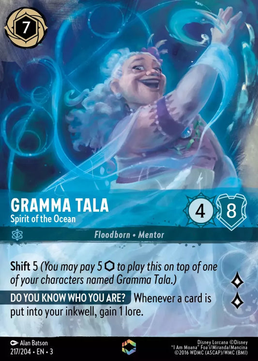 Set 3-217 | Gramma Tala - Spirit of the Ocean | Enchanted