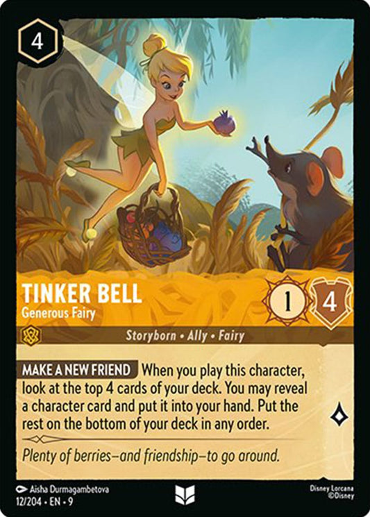Set 9-012 | Tinker Bell - Generous Fairy | Uncommon
