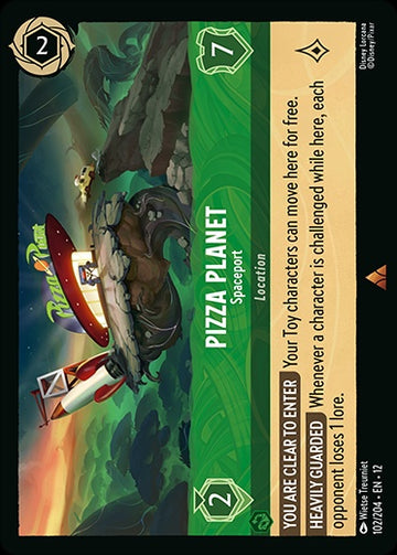 Set12-102 | Pizza Planet – Spaceport | Rare | Foil