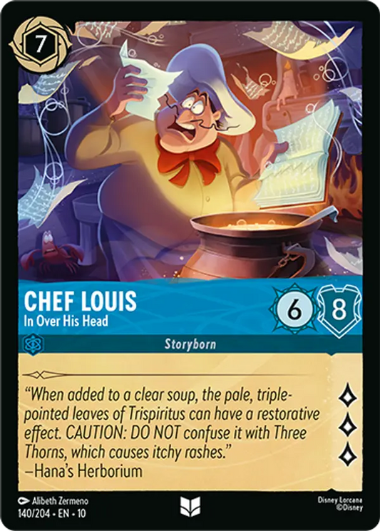 Set 10-140 | Chef Louis - In Over His Head | Uncommon