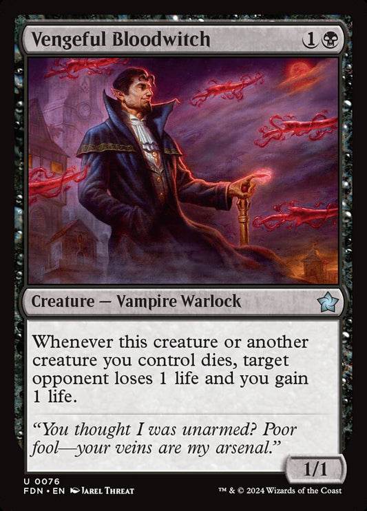 FDN-0076 | Vengeful Bloodwitch | EN  | - | Foil