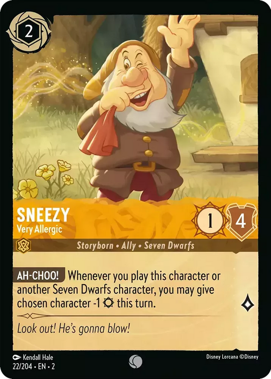 Set 2-022 | Sneezy - Very Allergic | Common