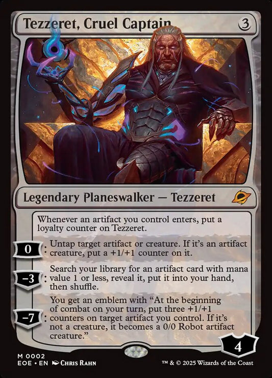 EOE-002 Tezzeret, Cruel Captain | Mythic (EN)