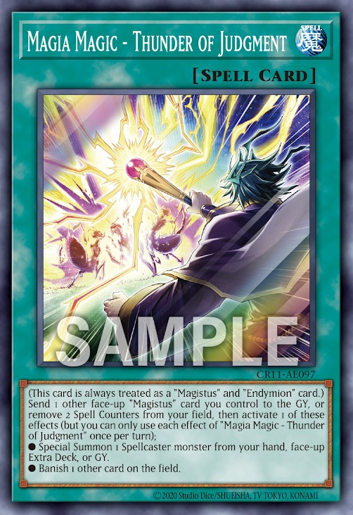 CR11-AE097 | Magia Magic - Thunder of Judgment(聖魔 裁決之雷) | SR