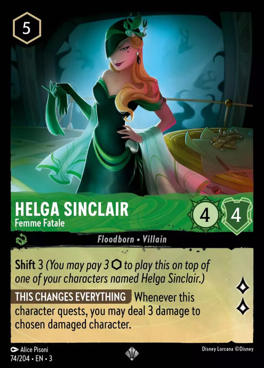 Set 3-074 | Helga Sinclair - Femme Fatale | Super Rare