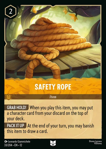 Set12-033 | Safety Rope | Uncommon | Foil