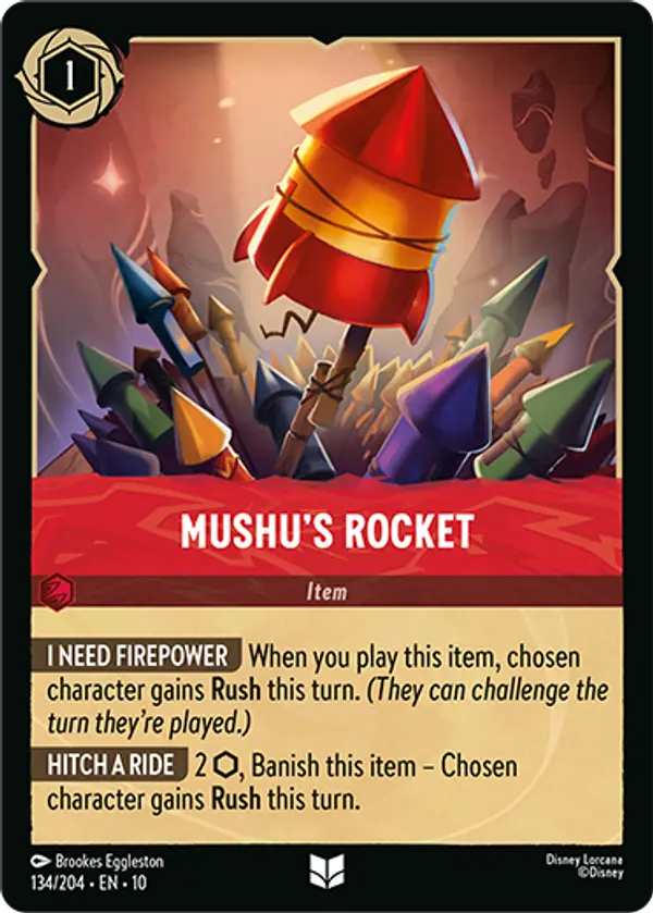 Set 10-134 | Mushu's Rocket | Uncommon