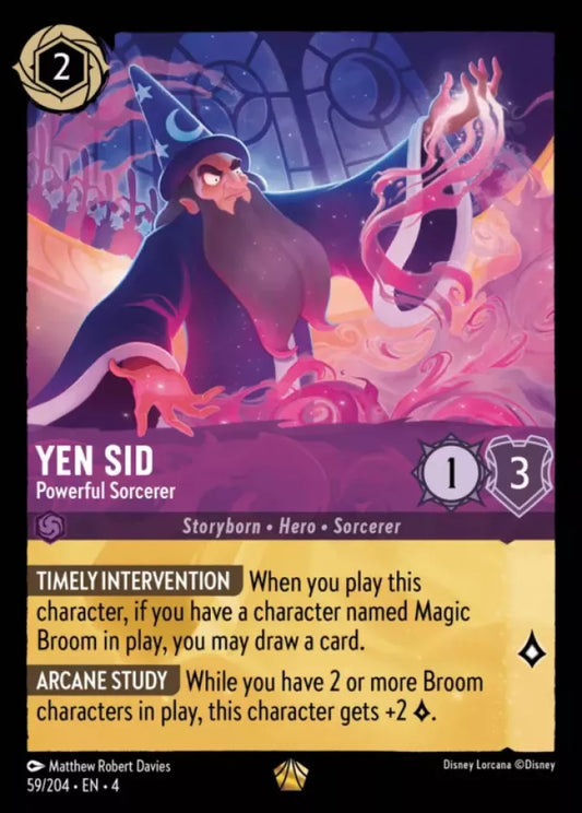 Set 4-059 | Yen Sid - Powerful Sorcerer | Legendary