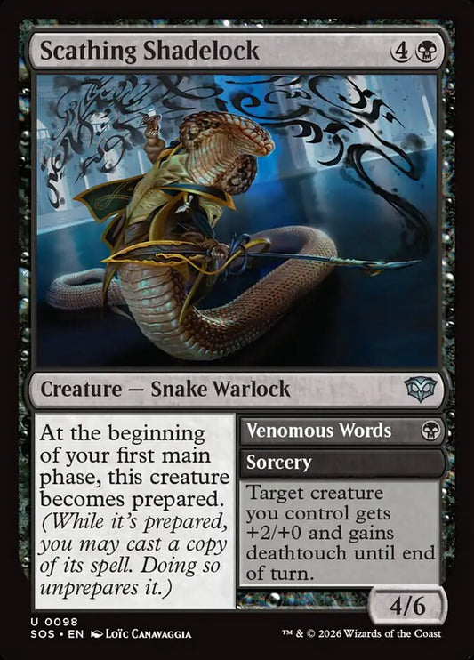 SOS-098 Scathing Shadelock // Venomous Words -EN- U (Foil)